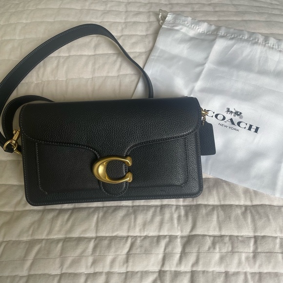 Coach Handbags - *Brand New* Coach Tabby 26 Black Leather Crossbody Bag